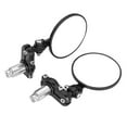 thumbnail image 3 of 1 Pair Motorcycle 3" Round 7/8" Handle Bar End Rearview Side Mirrors, 3 of 8