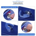 thumbnail image 1 of Home Safe Box,1Pc Mini Portable Iron Safe Box Cash Box Sturdy Construction, 1 of 9