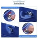 thumbnail image 4 of Caja de seguridad mini NikouMX de hierro portátil para el hogar color Negro Rojo Azul Blanco, 4 of 8