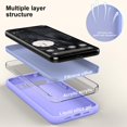 thumbnail image 3 of Slim Liquid Silicone Case for Google Pixel 8 Pro,with Scratch-Resistant Microfiber Lining Shockproof Soft Silicone Protective Case for Google Pixel 8 Pro (Purple), 3 of 14