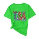 thumbnail image 2 of Karight Womens Summer Short Sleeve Tops Bow Printed Shirts Beach Vacation Outfits Workout Tshirts Casual Clothes, 2 of 4