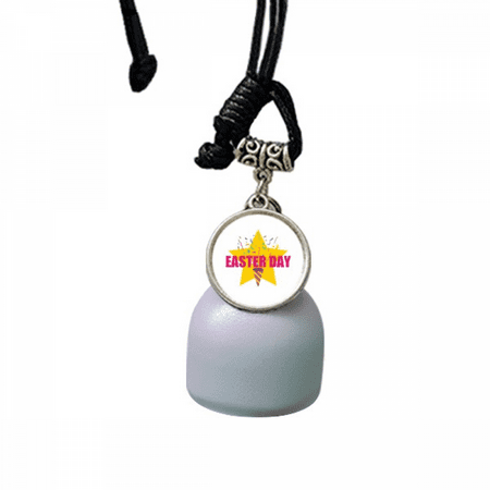 

Happy Easter Day Return Art Deco Fashion Wind Chimes Bell Car Pendant