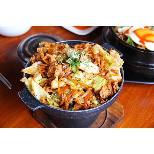 peel n stick poster of vegetable dinner pork korean food fried meat poster 24x16 adhesive sticker poster print walmart com