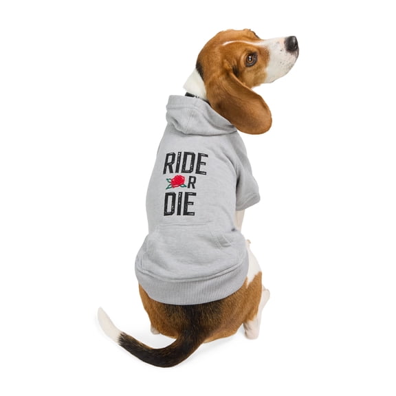 Reddy Ride or Die Dog Hoodie Medium
