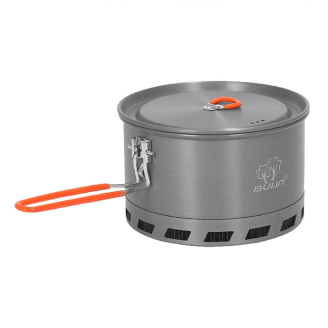 1.5/2.1L Camping Traveling Hiking Heat Collection Pot Cooking Tableware