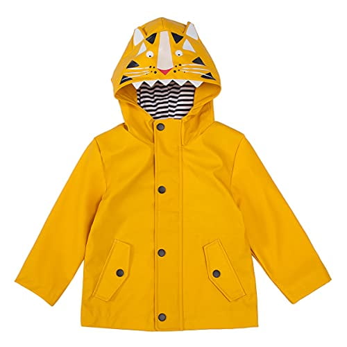 Rokka Rolla Veste Imperméable pour Garçons Imperméable à Capuche en Caoutchouc pour Enfants 2T-12