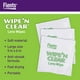 thumbnail image 3 of Toallitas limpiadoras de lentes Flents Wipe 'N Clear, 300 unidades x4, 3 of 8