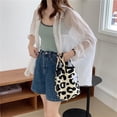 thumbnail image 2 of Style 3 Bolso de lona para niñas, bolso de mano con estampado de leopardo, bolso de hombro Retro para mujer, 2 of 5