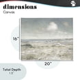 thumbnail image 4 of Stupell Industries Traditional By The Shore Neutrals Canvas Art, 20 x 16, by Christy McKee, 4 of 8