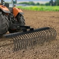 thumbnail image 6 of Jocisland 60" Behind Landscape Rake for Tow Dethatcher Rake,Tractor with 24 Steel Coil Tines and 2" Receiver, Fit for 3-point Suspension Systems, 6 of 9
