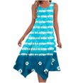 thumbnail image 2 of AOOCHASLIY Mothers Day Women Dress Women's Casual Summer Dress Sleeveless Sundress Hankerchief Hem Maxi Tank Dresses Beach Dress with Pockets, 2 of 5