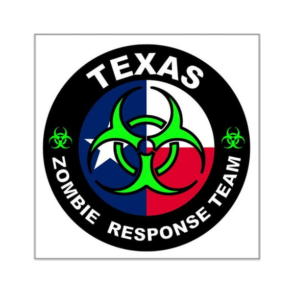 CafePress - Texas ZRT Green - Square Sticker 3" x 3"