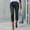 001Black, variant on ASDFVBKG Wide Leg Flare Jeans for Women, Cropped Fashion Capri Jeans Stretch Denim Pull on Raw Hem Summer Denim Trouser Black S