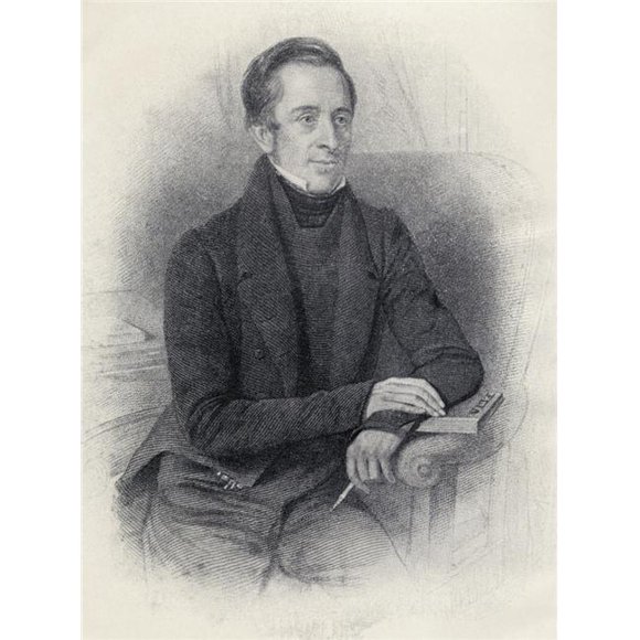 Posterazzi DPI1872108LARGE Thomas Hood 1799 to 1845. British Humorist & Poet. Fom the Book the Complete Poster Print, 24 x 34