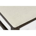 thumbnail image 4 of Jofran Bakersfield Mission Style 57'' Solid Acacia Upholstered Dining Bench, 4 of 5