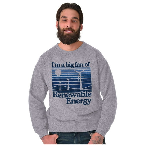 Earth Day Climate Change Go Green Unisex Plus Fleece Graphic Sweatshirt Brisco Brands 2X