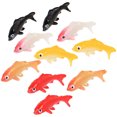 thumbnail image 1 of 10 Pcs Poissons Artificiels en Forme de Carpe, Modèle de Poisson, Aquarium Décoratif, 1 of 1