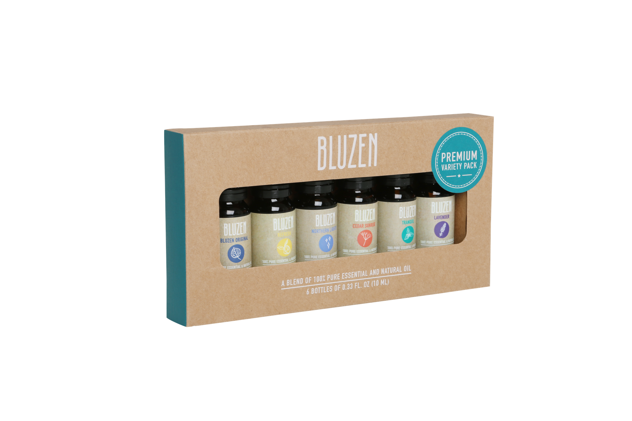 6 Pack Original Bluzen Essential Oils