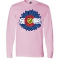 thumbnail image 3 of Inktastic Colorado Flag Sunflower Long Sleeve T-Shirt, 3 of 5