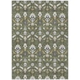 thumbnail image 2 of Addison Rugs Chantille Indoor/Outdoor Traditional Global Olive Machine Washable Rectangle Rug, 3' x 5', 2 of 8