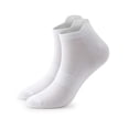 thumbnail image 3 of BadPiggies 10 Pairs Women's Ankle Socks Thin Soft Athletic Low Cut Cotton Socks With Tab (White), 3 of 8
