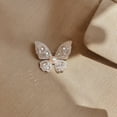 thumbnail image 4 of Brooch Women Luxury Design Butterfly Gifts Cristal Gemstone Clothing Accessories 2024 New Stylish Creative Vintage  Fashion Pin, 4 of 5