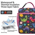 thumbnail image 2 of Dinosaur Insulated Lunch Bag Box Men Reusable Lunch Bag Water-Resistant Portable Lunch Bag Office Hiking, 2 of 6