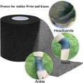 thumbnail image 4 of Athletic Pre Wrap Tape, Black Foam Underwrap Sports Wrap, 3 Rolls, 4 of 5