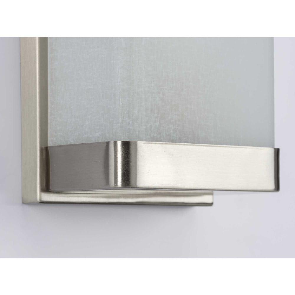 One-Light Linen Glass Wall Sconce