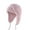 Black, variant on Women's Oversized Flight Cap: Extra Warm Knit Hat with Ear Protection for Large Head Sizes - Soft Winter Beanie for Cold Weather Comfort(Pink)