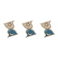 thumbnail image 4 of Vogacara Accesorio de tablero ocupado de para niños pequeños Enseñanza temprana Habilidades prácticas Reloj de arena azul Type1, 4 of 6