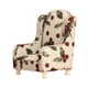 thumbnail image 2 of Sofá en miniatura 1/12, mueble para casa de muñecas, sillón de tela, sofá, juguete para niños Estampado floral beige, 2 of 9