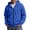 Royal Blue, variant on UDAUDU Men's Oversized Zip Up Hoodie Long Sleeve Fleece Relaxed Fit 2026 Fall Fashion Jacket with Pockets 3XL