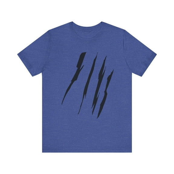 Effete Feline Claw Marks Scratch Unisex Jersey Short Sleeve Tee