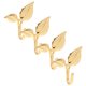 thumbnail image 5 of Ganchos de pared Vintage para decoración de entrada, ganchos de suspensión de Metal resistentes para abrigos y sombreros, diseño de hoja rústica, 4 Uds., 5 of 8