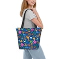 thumbnail image 3 of Japuie Sea Fish Print Women's Crossbody Tote Handbag,Shoulder Bag,Casual Tote,Satchels Crossbody Purse,Top-handle Tote Handbag,for Travel College Work, 3 of 7