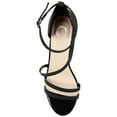 thumbnail image 5 of Journee Womens Bella Open Round Toe Block Heel Evening Dress Sandals, Widths Available, 5 of 10