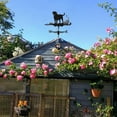 thumbnail image 3 of Decorative Weather Vane Garden Roof Mount Decoration Wind Direction Indicator Cupolas Farm Sheds Retro Durable Scene Labrador, 3 of 7