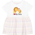 thumbnail image 3 of Inktastic I Love My Nana Girls Baby Dress, 3 of 5