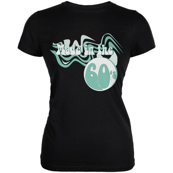 Made In The 60s Dark Heather Juniors Soft T-Shirt - Small