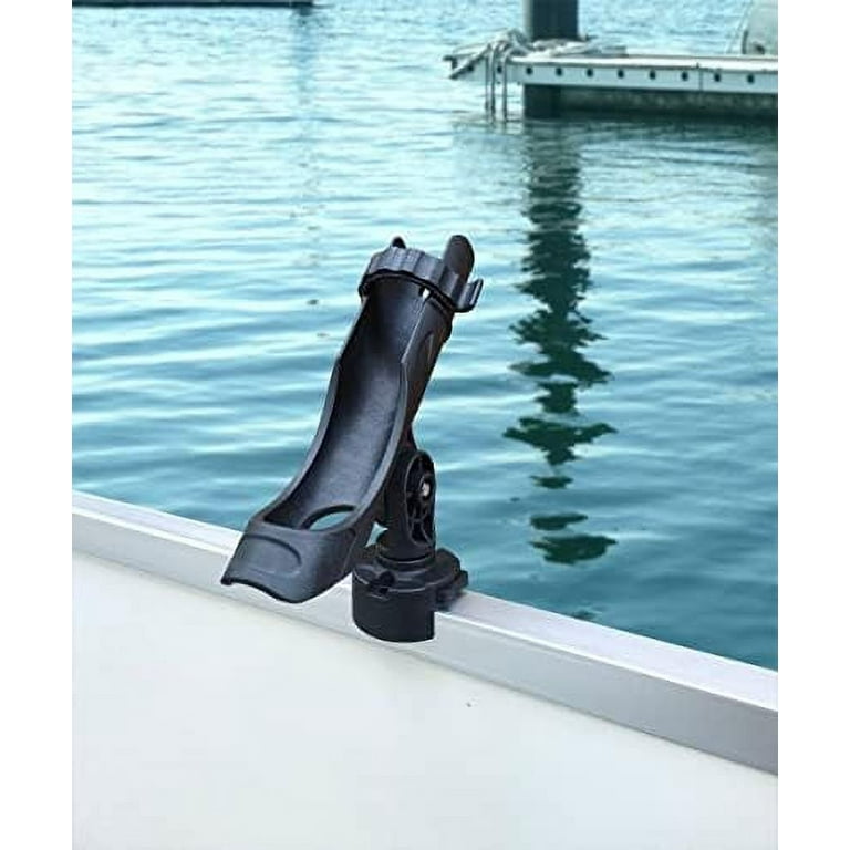 Pontoon Boat Square Rail Rod Holder / Fishing Rod Holder For Square Mount--  Not Drilling Required 