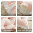 thumbnail image 6 of Usloyux Under $5 Bed Back Cushion, Soft Headboard Pillow for Bedroom, Tatami Style Backrest for Sofa Bed, Comfortable Support Pad for Reading Relaxing, 6 of 6