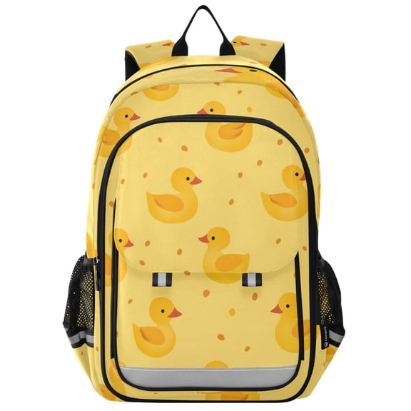 ALAZA Cartoon Ducks Yellow Laptop Backpack Purse Travel Bag Casual School Bookbag Rucksack for Women Men