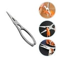 thumbnail image 4 of FRCOLOR 1Pc Seafood Clamp 19.00X3.80X0.80CM for Crab Eating and Nut Cracking with 304 Stainless Steel, 4 of 8