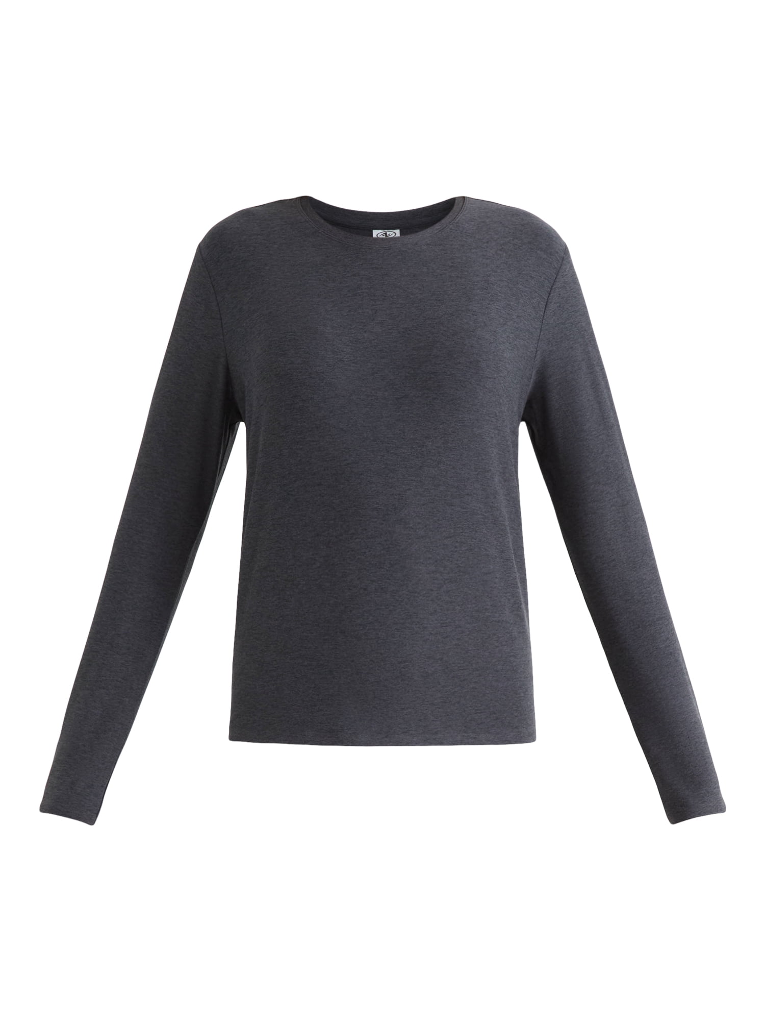 Athletic Works Women's and Women's ButterCore Tee with Long Sleeves, Sizes XS-4X
