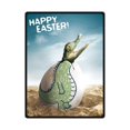 thumbnail image 1 of RYLABLUE Crocodile Baby Easter Egg Creative Design Fleece Blanket Throws 58x80 inches, 1 of 3