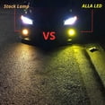thumbnail image 4 of Alla Lighting 2800lm PSX24W 2504 LED Fog Light Bulbs 3000K Amber Yellow Xtreme Super Bright COB-72 SMD 12V 122766, 4 of 10