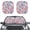 American Flag Zebra Stripe, variant on Xoenoiee Stained Glass Print Windshield Sun Shade, 2 PCS Car Sun Shade Windshield Blocks UV Rays, Keep Car Interior Cool, Foldable Windshield Sunshade for Hatchback, Truck, SUV, MPV