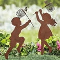 thumbnail image 2 of Estacas de jardín NikouMX 1 par de silueta para niño y niña, 2 of 8