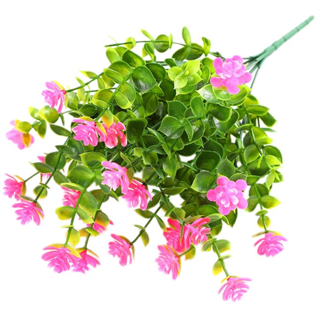 Artificial Flower Plant Decorative 35 Head Plastic Fake Plant Home Office Decor
